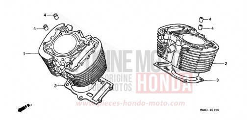 CYLINDRE VT1100C2X de 1999